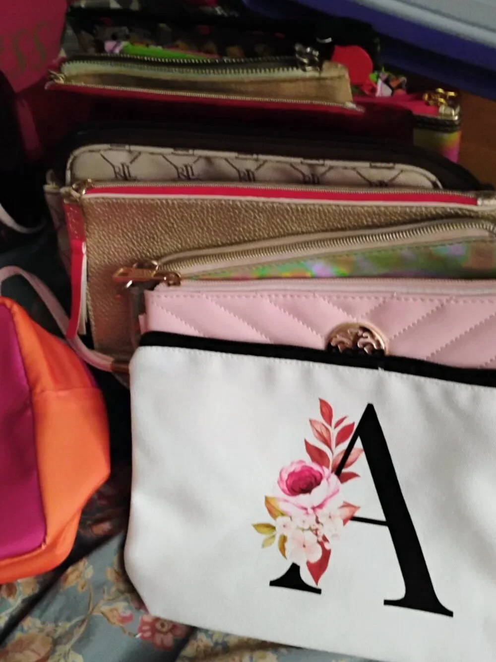 Lot of 14 Assorted Makeup Bags